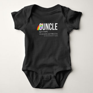 Body Para Bebê Guncle Definition - Fun Gifts for Gay Uncles Slim