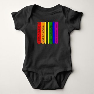 Body Para Bebê Guncle Definition - Funny Gift for Gay Uncles Slim