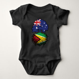 Body Para Bebê Guyana Guyanese, Austrália, Raízes de Árvore da Au