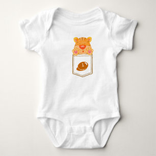 Body Para Bebê Há um Tigre no Meu Bolso