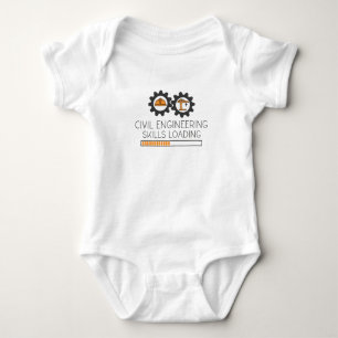Body Para Bebê Habilidades de Engenharia Civil Carregando Engenhe