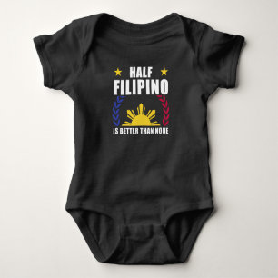 Body Para Bebê Half Filipino Americano Filipinas Pinoy Pinay