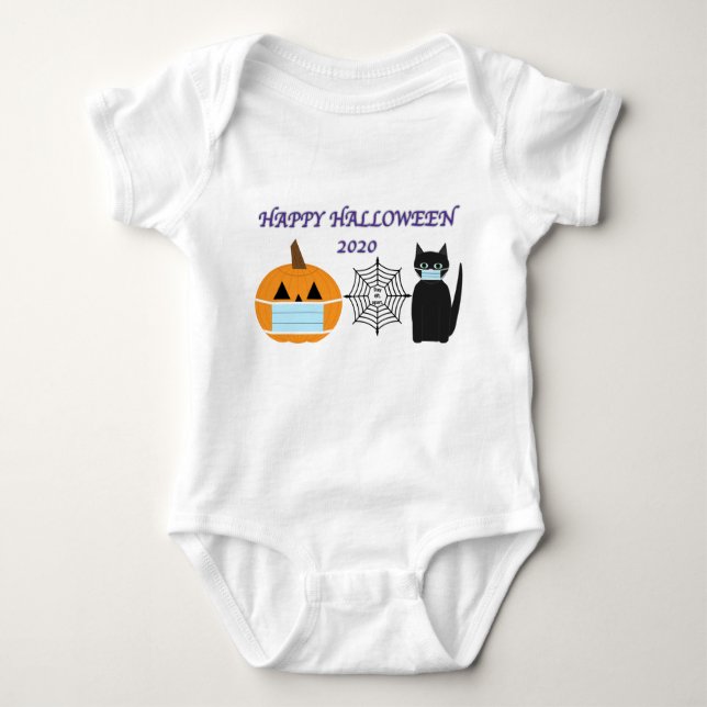 Body Para Bebê Halloween 2020 (Frente)