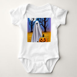 Body Para Bebê Halloween Ghost