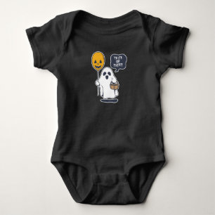 Body Para Bebê Halloween Ghost