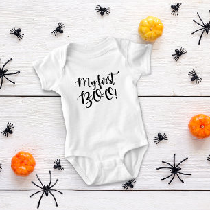 Body Para Bebê Halloween Meu Primeiro Bu!