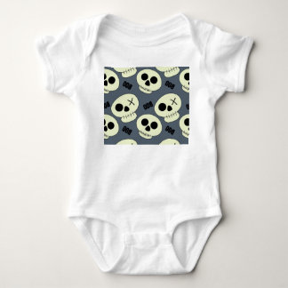 Body Para Bebê Halloween Skull, Design infantil.