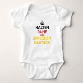 Body Para Bebê Halten Ruhe und Sprechen Deutsch