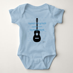 Body Para Bebê HAMbyWG - Romper, camiseta, Snap T - Guitarro