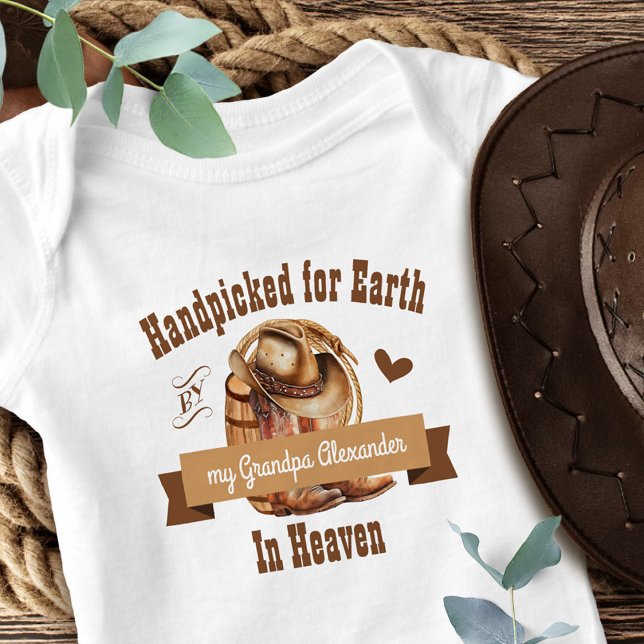 Body Para Bebê Handpicked for Earth in Heaven (Criador carregado)