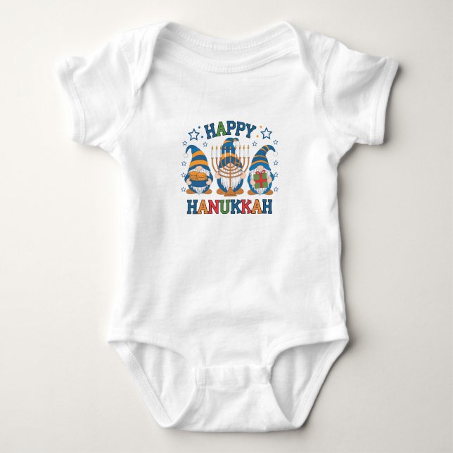 Body Para Bebê Hanukkah baby Bodyfato (Frente)