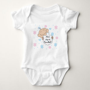 Body Para Bebê Hanukkah Baby Girl's Tu Body Suit