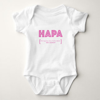 Body Para Bebê HAPA Pride Half Asia Pacific Islander
