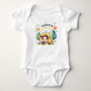 Body Para Bebê Happy Camper