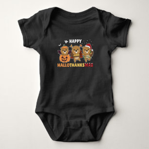 Body Para Bebê Happy Hallothanksmas Beaver Castor