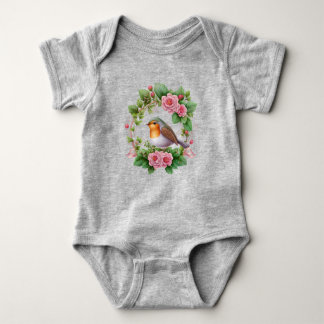 Body Para Bebê Happy Little Robin Baby Bodway