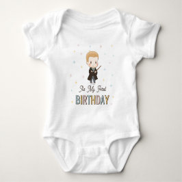 Body Para Bebê Harry Potter Chibi Draco Malfoy Mago Aniversário