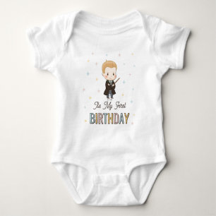 Body Para Bebê Harry Potter Chibi Draco Malfoy Mago Aniversário