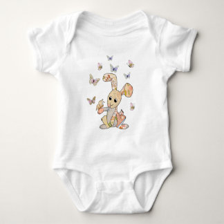 Body Para Bebê Hase und Schmetterlinge