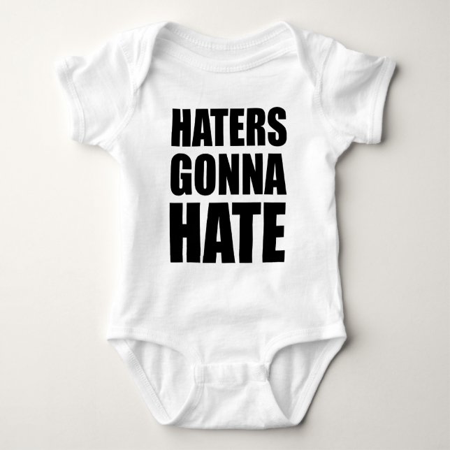 Body Para Bebê Hater Vai Odiar (Frente)