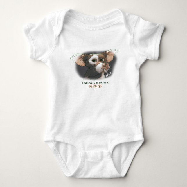 Body Para Bebê Haverá Caos com o Gizmo (Frente)