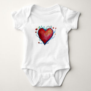 Body Para Bebê Heart Baby Jersey