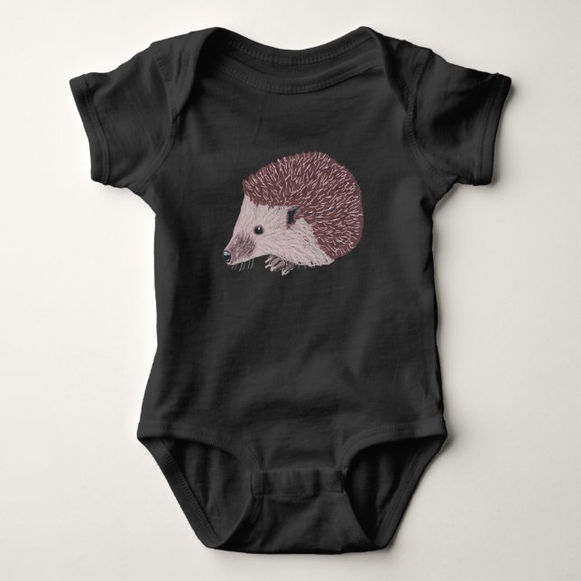 Body Para Bebê Hedgehog (Frente)