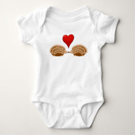 Body Para Bebê Hedgehogs apaixonados
