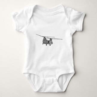 Body Para Bebê Helicóptero Chinook Sihlouette