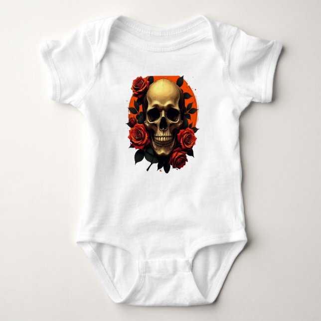 Body Para Bebê Helloween Baby Jersey Bodysuit (Frente)
