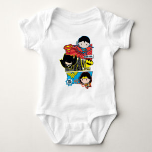 Body Para Bebê Heróis Chibi Prontos Para Ação!
