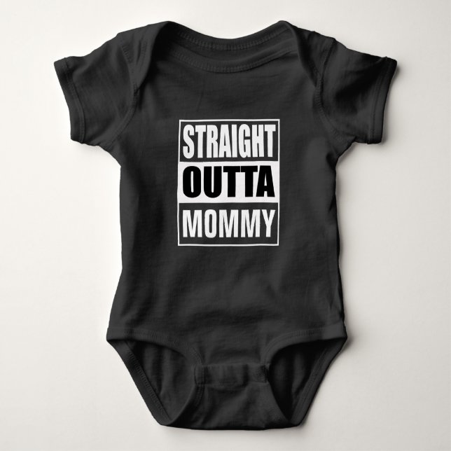 Body Para Bebê Hetero Fora Da Mamãe Engraçado Bebê (Frente)