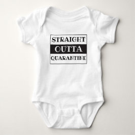 Body Para Bebê Hetero Fora Da Quarentena Engraçada Dizendo Branco