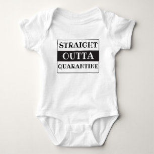 Body Para Bebê Hetero Fora Da Quarentena Engraçada Dizendo Branco