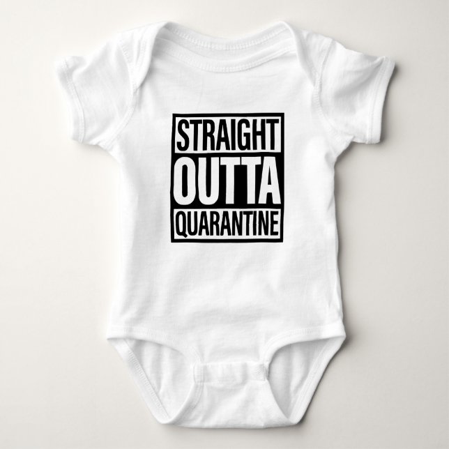 Body Para Bebê Hetero Out Quarantine Onsie (Frente)
