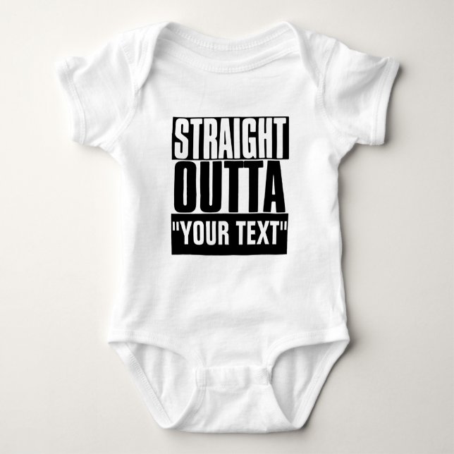 BODY PARA BEBÊ HETERO "SEU TEXTO" PERSONALIZADO (Frente)