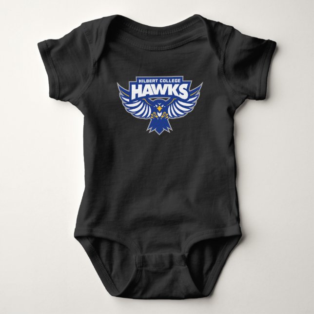 Body Para Bebê Hilbert College Hawks (Frente)