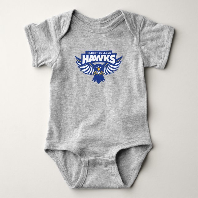 Body Para Bebê Hilbert College Hawks (Frente)