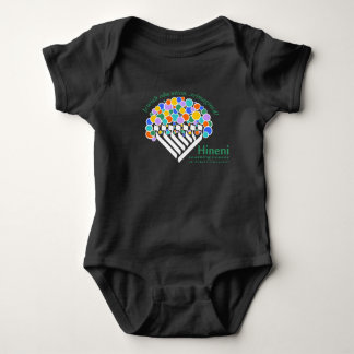 Body Para Bebê Hineni Learning Center Babies' Bodysuit - Black