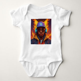 Body Para Bebê Hip Hop Cartoonish Hiperrealista: Caractere de Jog