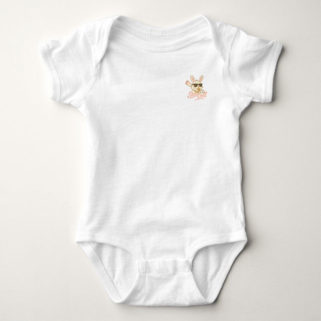 Body Para Bebê Hip Hop Lebre (Frente)
