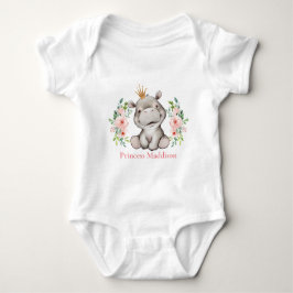 Body Para Bebê Hippo Princesa Baby Bodysuit