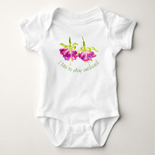 Body Para Bebê Holi em um Bodysuit de Bebê