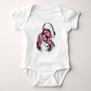 Body Para Bebê Holy Mary - Nossa Senhora