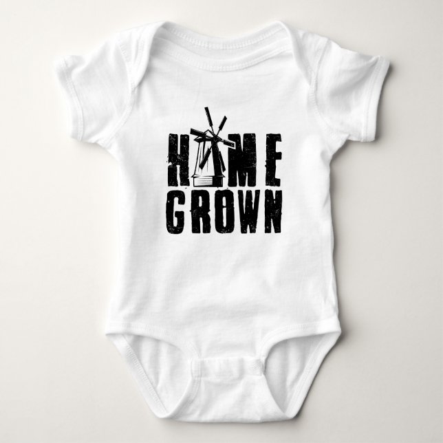 Body Para Bebê Home Grown (Frente)