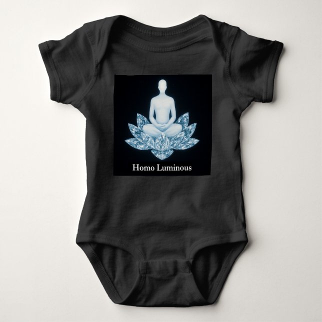 Body Para Bebê Homo Luminous Baby One-Piece Bodysuit (Frente)