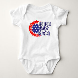 Body Para Bebê Honrar Os Bravos