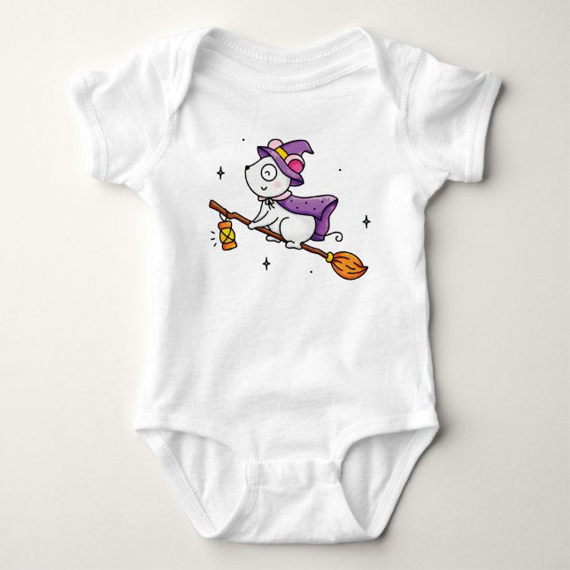 Body Para Bebê Hora das bruxas (Frente)