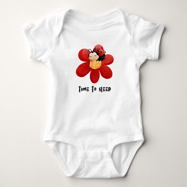 Body Para Bebê Hora de dormir  (Frente)