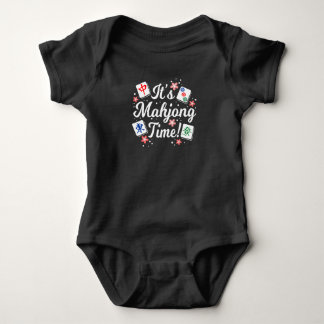 Body Para Bebê Hora de Mahjong para todos os Mahjong Queens e PLa